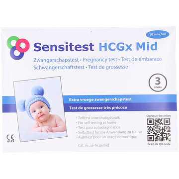 Sensitest HCGx Midstream Extra Vroege Zwangerschapstest - 3 — 3 stuks