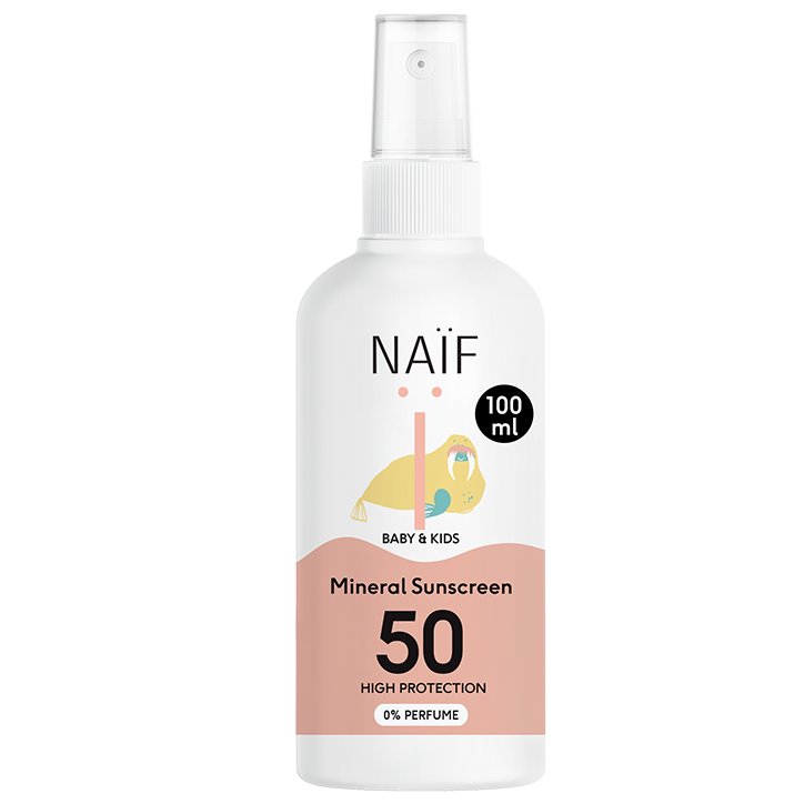 Naïf Baby & Kids Minerale Zonnebrandspray SPF50 - 100ml