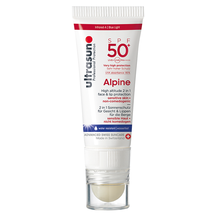 2e product 50% korting | Ultrasun Gezicht & Lippen Zonnebescherming Alpine SPF50+ - 20ml