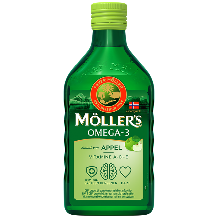Möller's Omega-3 Levertraan Appel - 250ml