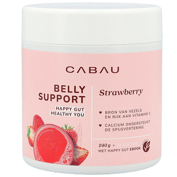 Cabau Belly Support Aardbei - 240g