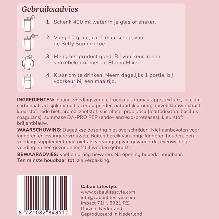Cabau Belly Support Acai - 240g image 3