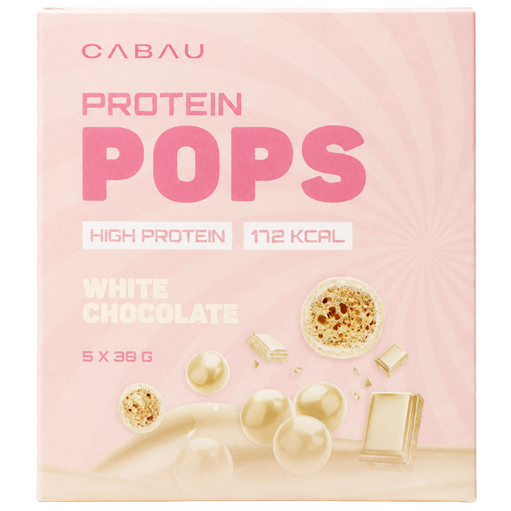 Cabau Protein Pops White Chocolate - 5x38g