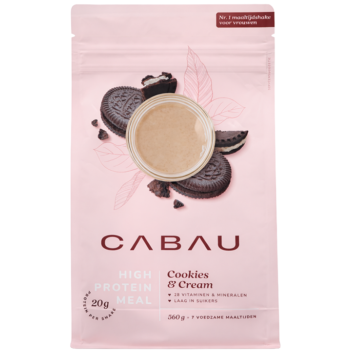 Cabau High Protein Meal Cookies & Cream - 560g