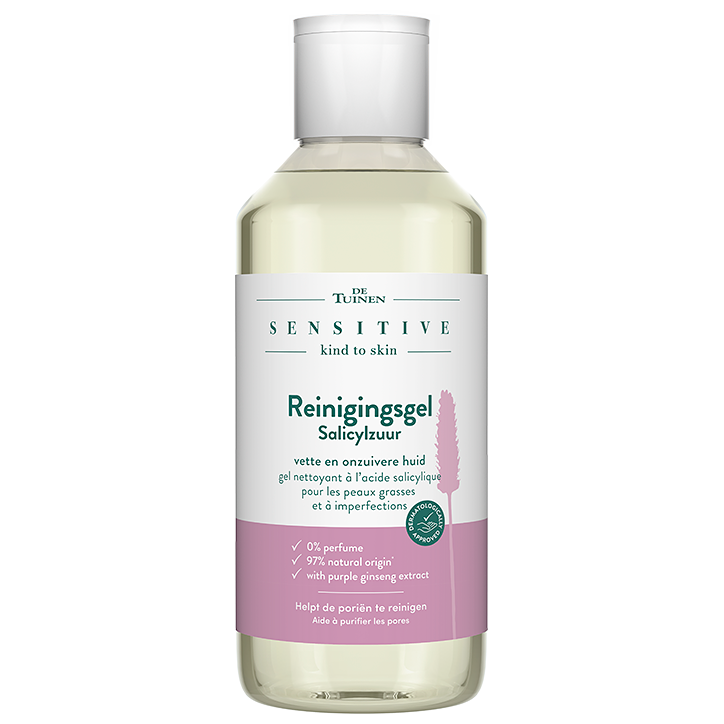 1+1 gratis | De Tuinen Sensitive Reinigingsgel Salicylzuur - 150ml