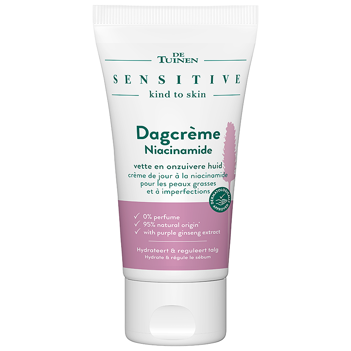 1+1 gratis | De Tuinen Sensitive Dagcrème Niacinamide - 50ml