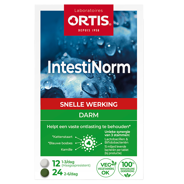 2e product 50% korting | Ortis IntestiNorm - 36 tabletten