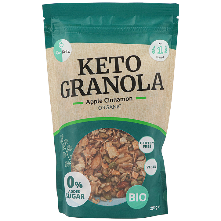 Go-Keto Keto Granola Appel Kaneel Bio - 290g
