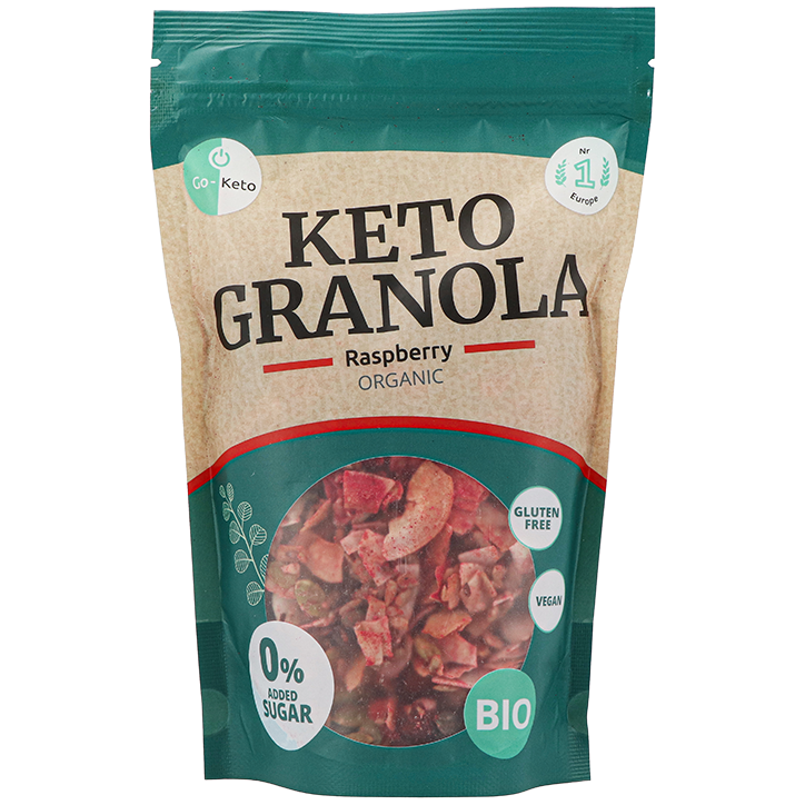 Go-Keto Keto Granola Framboos Bio - 290g