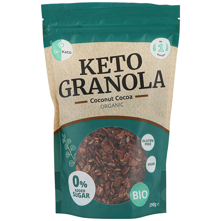 Go-Keto Keto Granola Kokos Cacao Bio - 290g