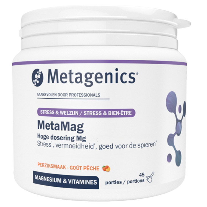 Metagenics MetaMag Poeder Perziksmaak - 227g