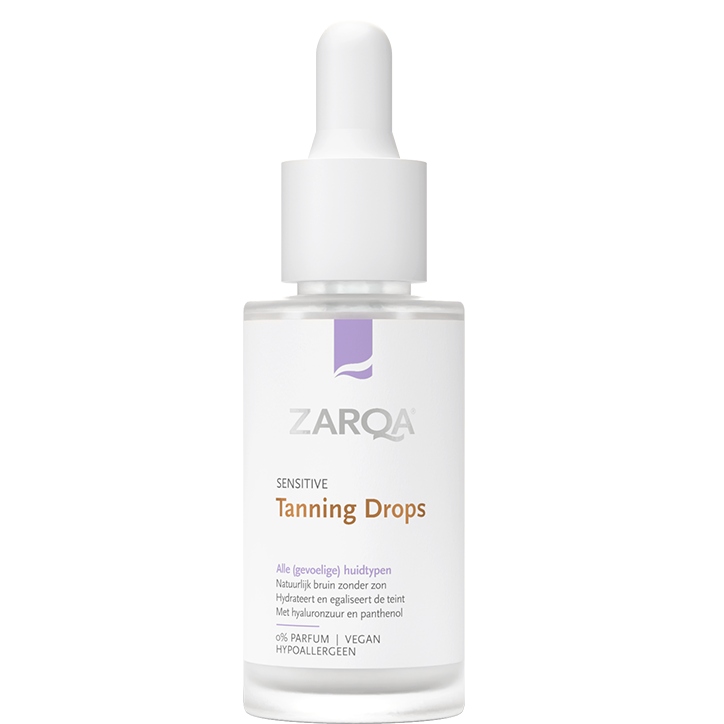 2e product 50% korting | ZARQA Sensitive Tanning Drops Face - 30ml