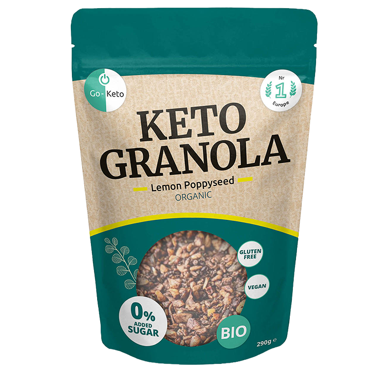 Go-Keto Keto Granola Citroen Maanzaad Bio - 290g