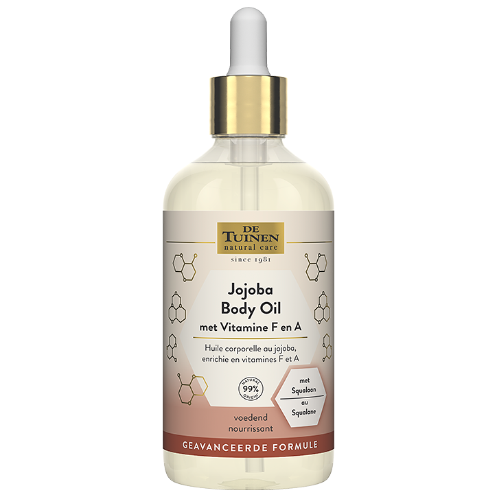 De Tuinen Jojoba Body Oil Met Vitamine F en A - 95ml