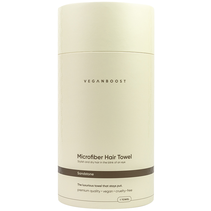 Veganboost Hair Towel Sandstone