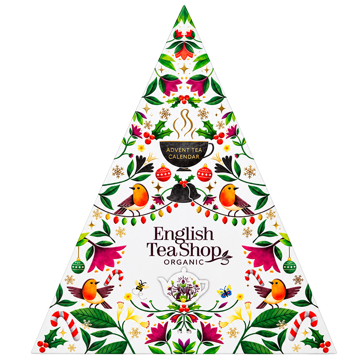 English Tea Shop Kerstboom Adventskalender Wit - 25 theezakjes