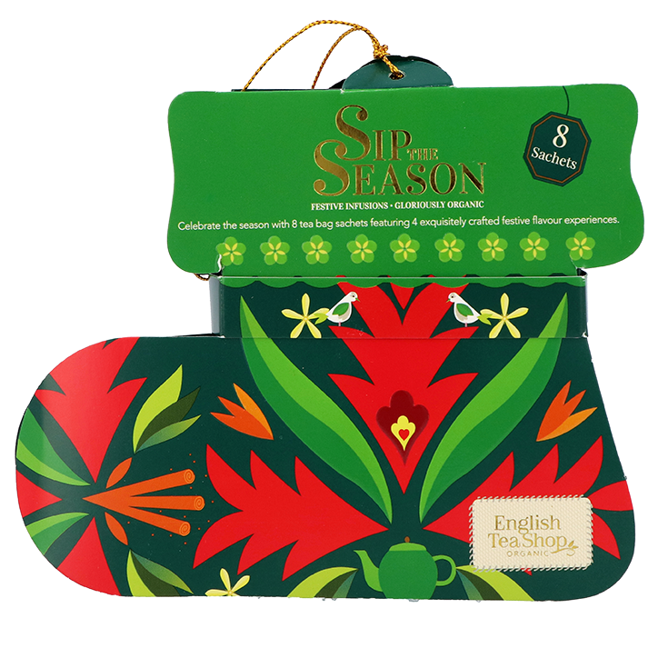 English Tea Shop Santa's Stockings Groen - 8 theezakjes