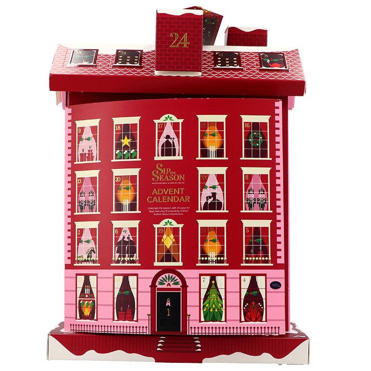 English Tea Shop Town House Advent Calendar - 24 theezakjes