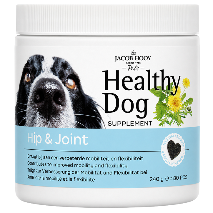 2e product 50% korting | Jacob Hooy Pets Healthy Dog Hip & Joint - 80 stuks