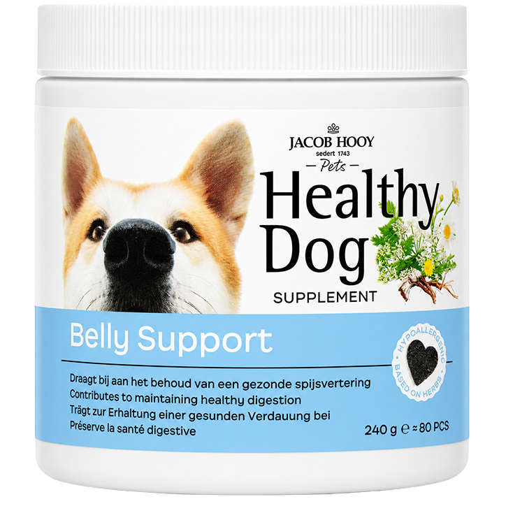 2e product 50% korting | Jacob Hooy Pets Healthy Dog Belly Support - 80 stuks