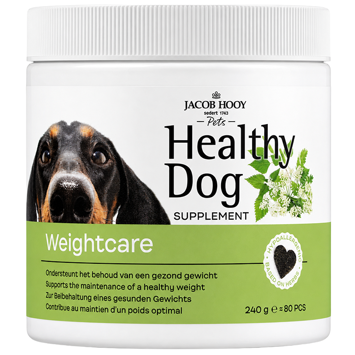 2e product 50% korting | Jacob Hooy Pets Healthy Dog Weightcare - 80 stuks