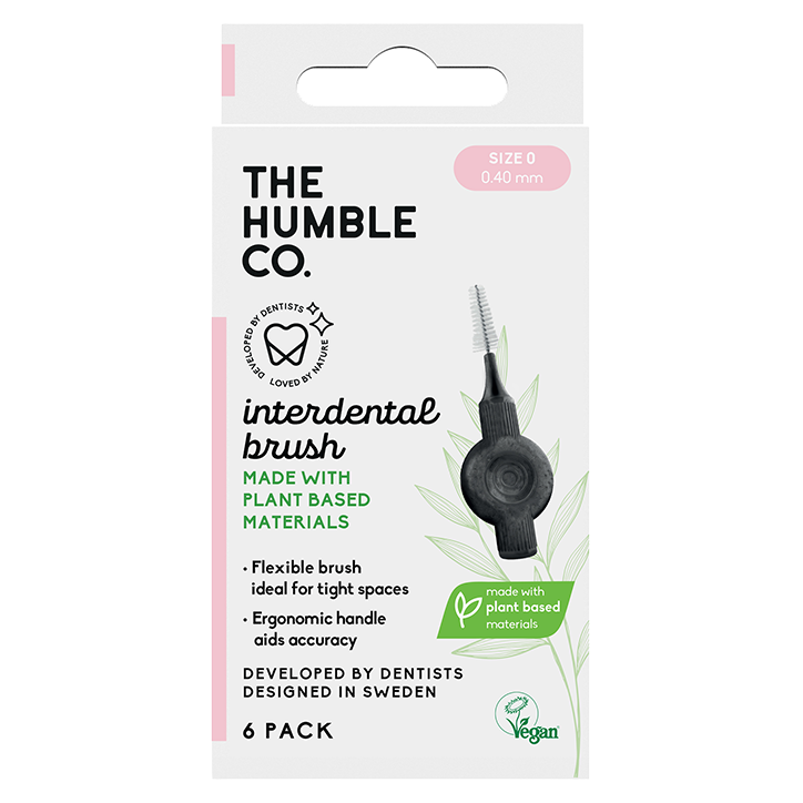 The Humble Co Interdental Brush Size 0 (0,40 mm) - 6 stuks