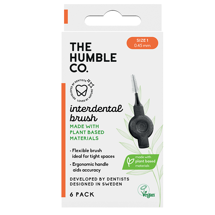 The Humble Co Interdental Brush Size 1 (0,45 mm) - 6 stuks