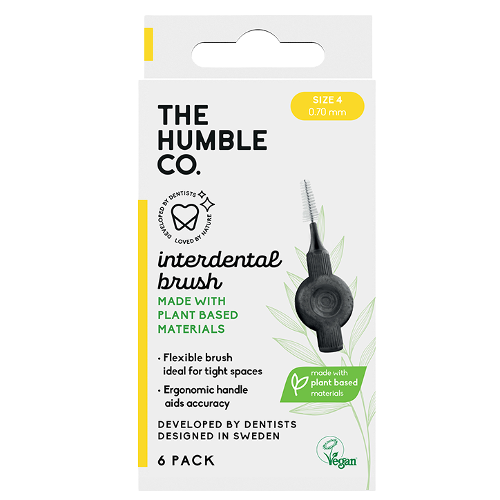 The Humble Co Interdental Brush Size 4 (0,70 mm) - 6 stuks