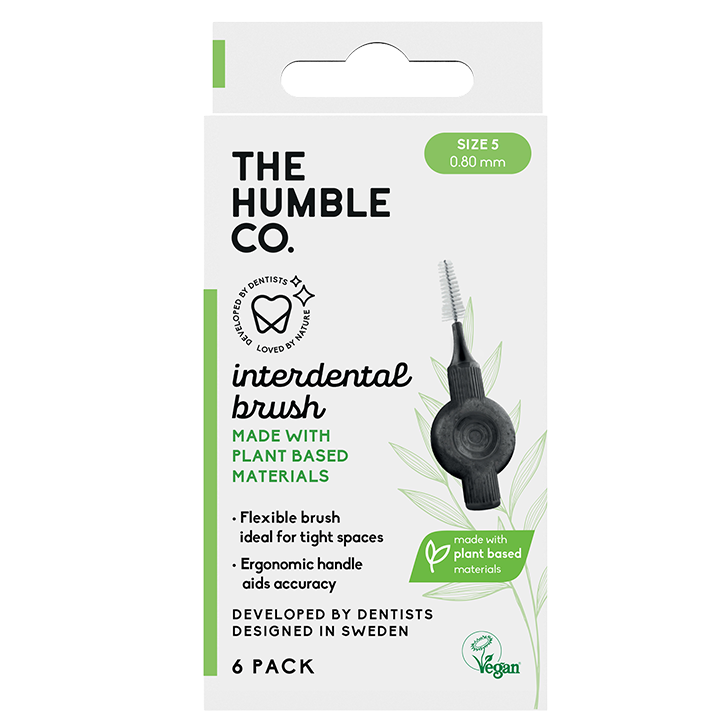 The Humble Co Interdental Brush Size 5 (0,80 mm) - 6 stuks