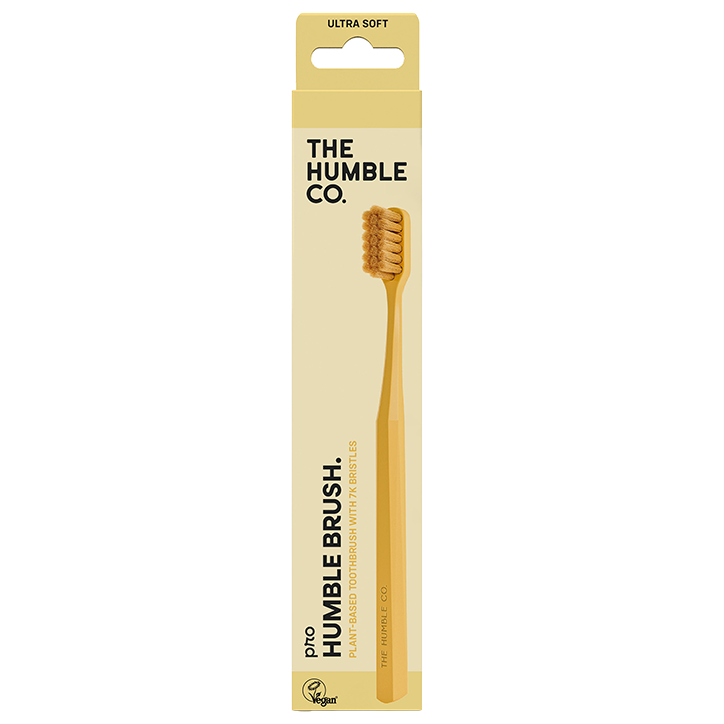 The Humble Co. Pro Humble Brush Ultra Soft Geel - 1 stuk