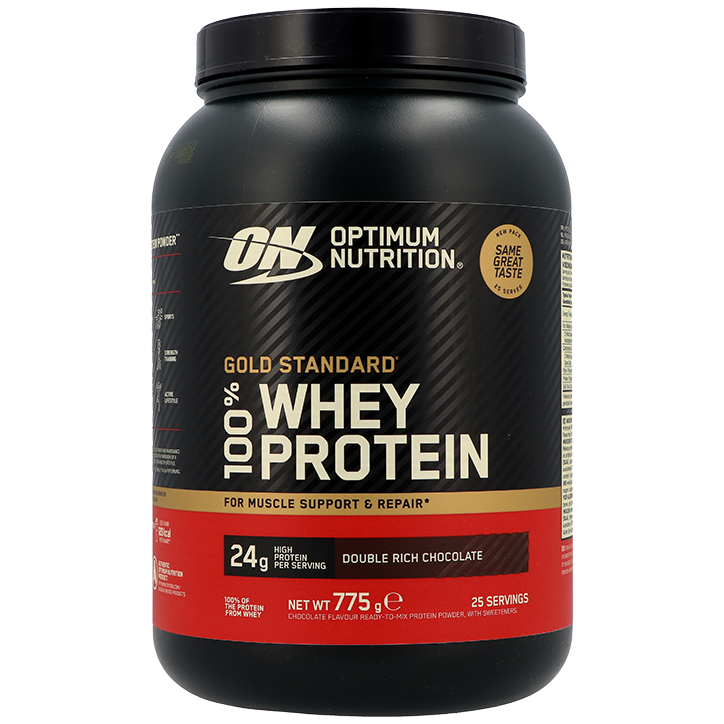 Optimum Nutrition Gold Standard 100% Whey Double Rich Chocolate - 775g