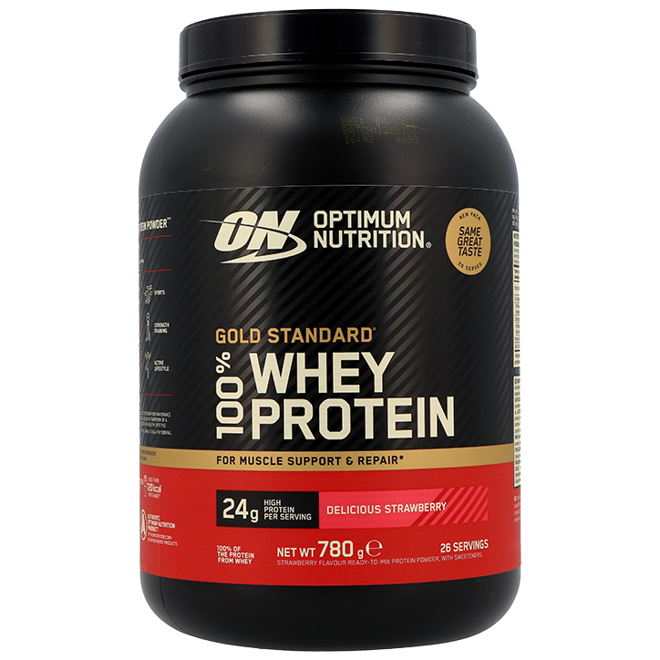 Optimum Nutrition Gold Standard 100% Whey Delicious Strawberry - 780g