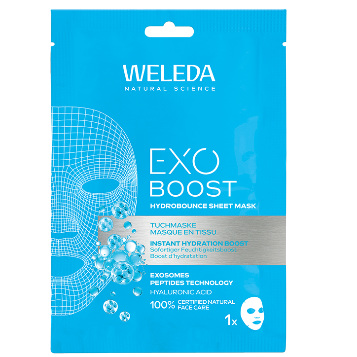 Weleda Exo Boost Hydrobounce Sheet Mask - 1 stuk