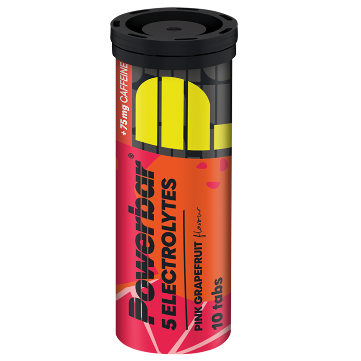 Powerbar 5Electrolytes Pink Grapefruit + Cafeïne - 10 bruistabletten