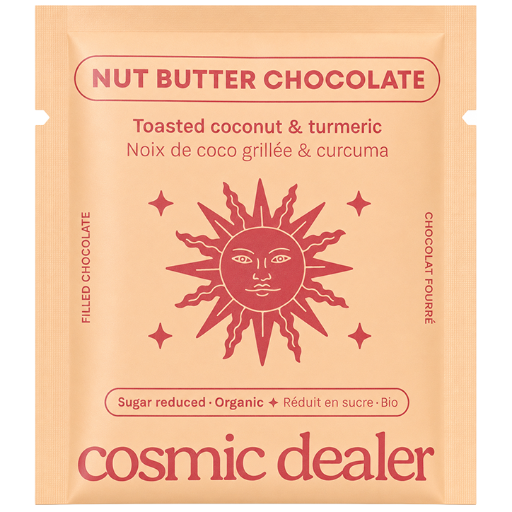 Cosmic Dealer Nut Butter Chocolate Toasted Coconut & Turmeric - 20g
