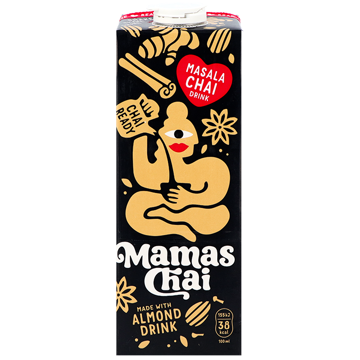 MamasChai Masala Chai Almond Drink - 1l
