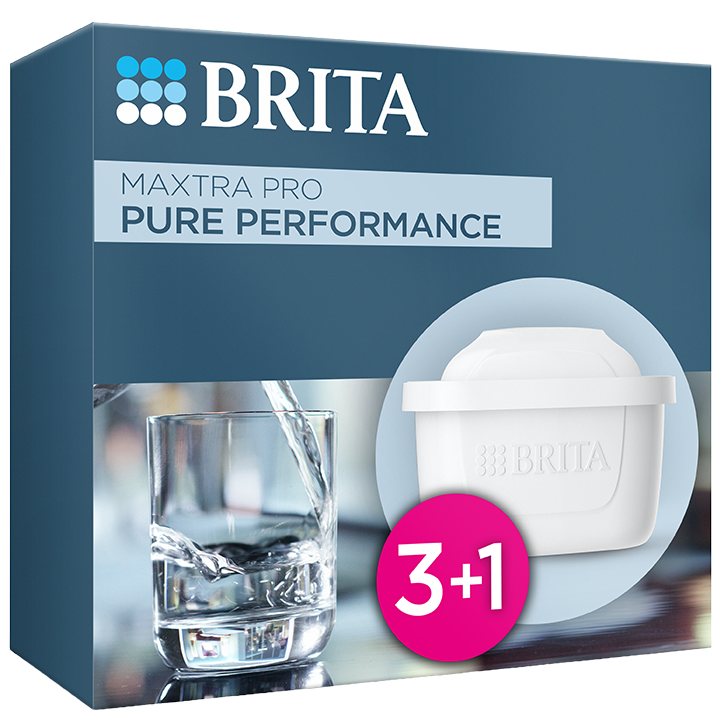 BRITA MAXTRA PRO Pure Performance Waterfilter - 4-pack (3+1)