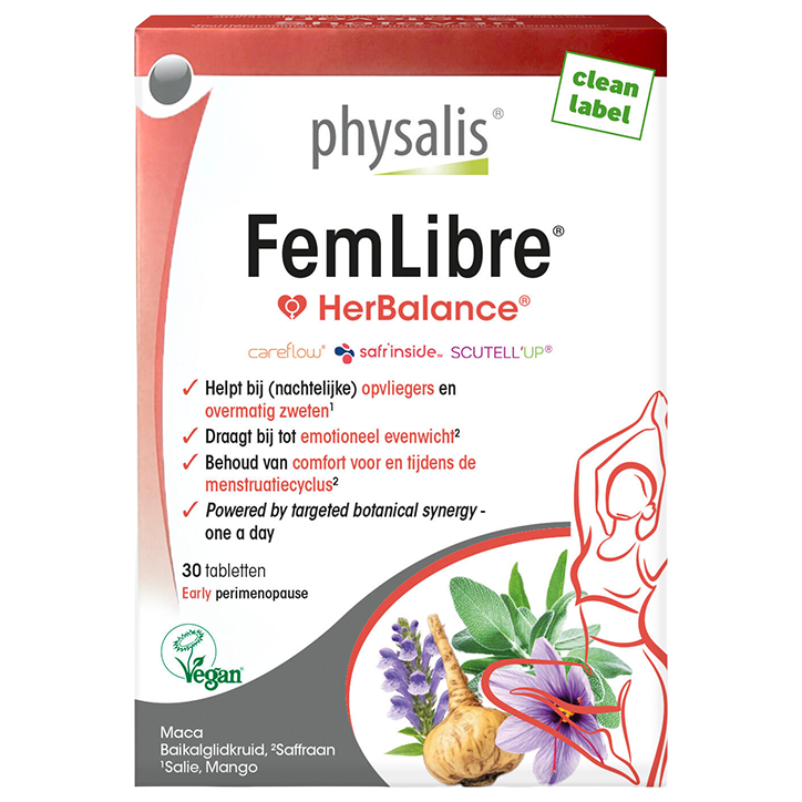 Physalis HerBalance® FemLibre - 30 tabletten