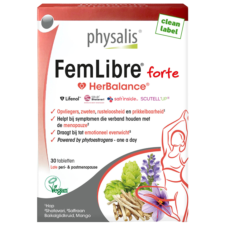 Physalis HerBalance® FemLibre Forte - 30 tabletten