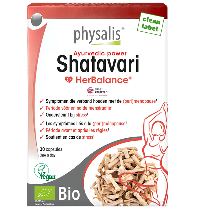 Physalis HerBalance® Shatavari Bio - 30 capsules