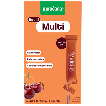 Purasana 2e product 50% korting Liquid Multi Kers - 15 x 10ml