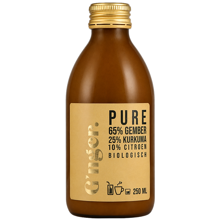 G'nger Pure Gember, Kurkuma & Citroen - 250ml