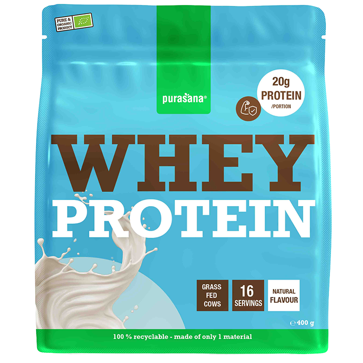 Purasana Whey Proteïne Natuursmaak - 400g