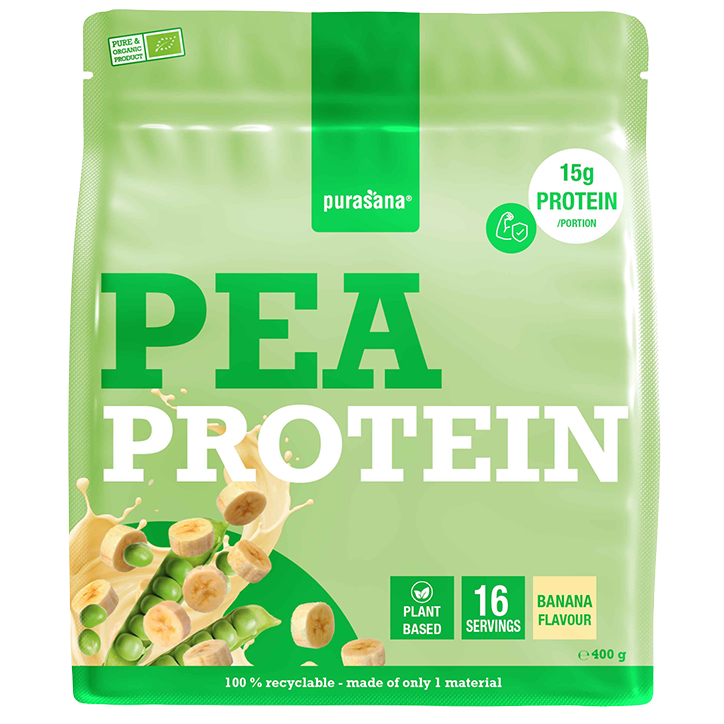 Purasana Vegan Erwten Proteïne Banaan - 400g
