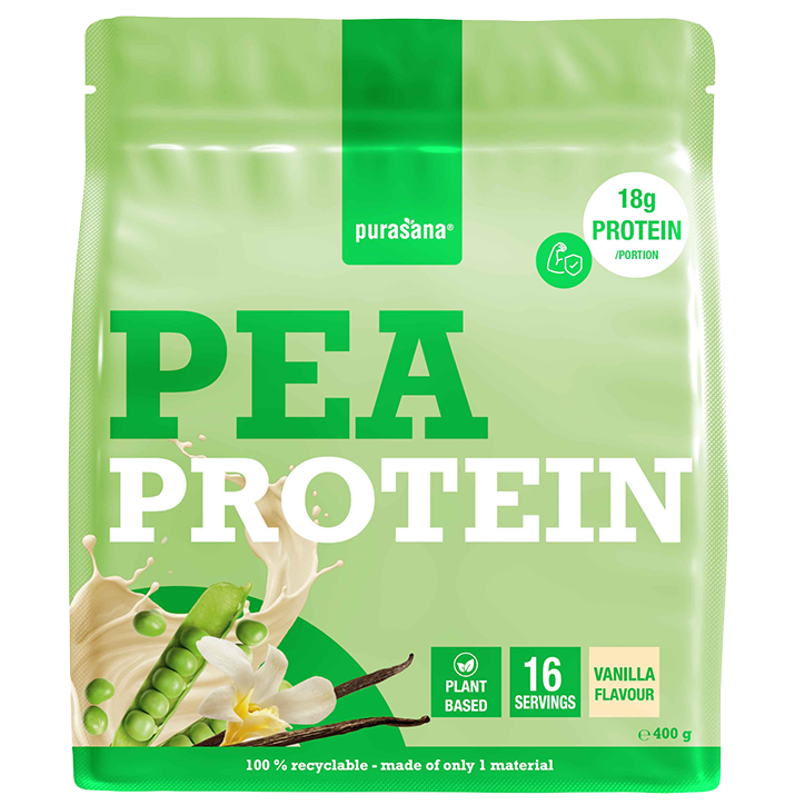 Purasana Vegan Erwten Proteïne Vanille - 400g