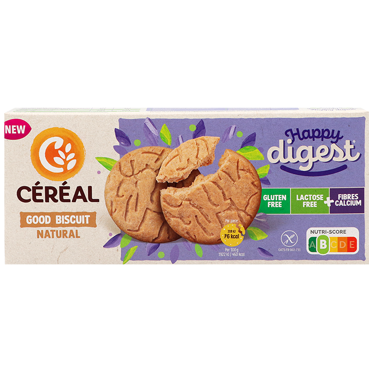 Céréal Happy Digest Good Biscuit Natural - 150g