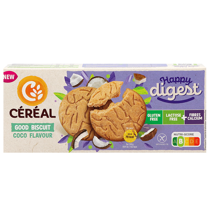 Céréal Happy Digest Good Biscuit Coco - 150g