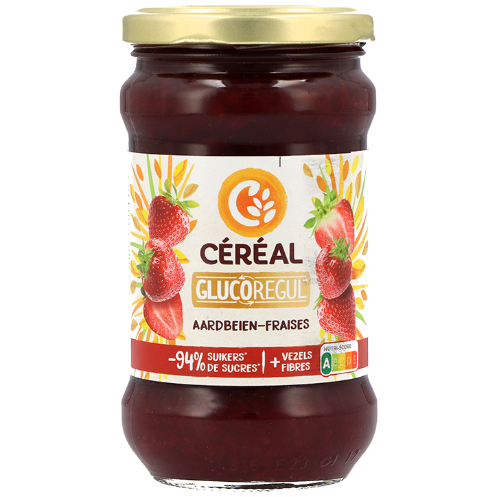 Céréal Glucoregul Aardbeienjam - 320g