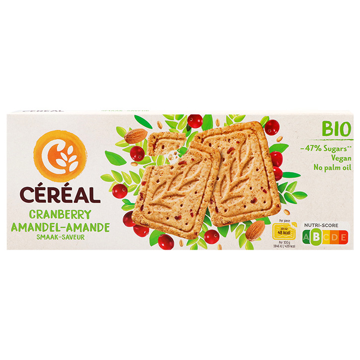 Céréal Cranberry & Amandel Koekjes - 132g
