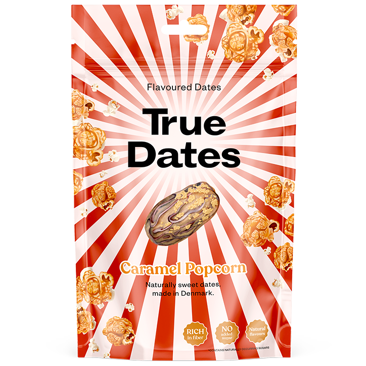 True Dates Caramel Popcorn - 100g